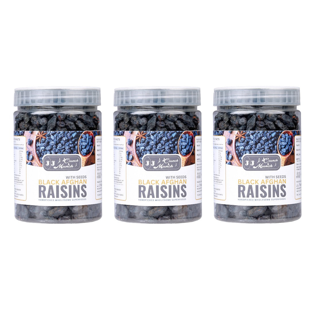 Black Afghan Raisins with Seed