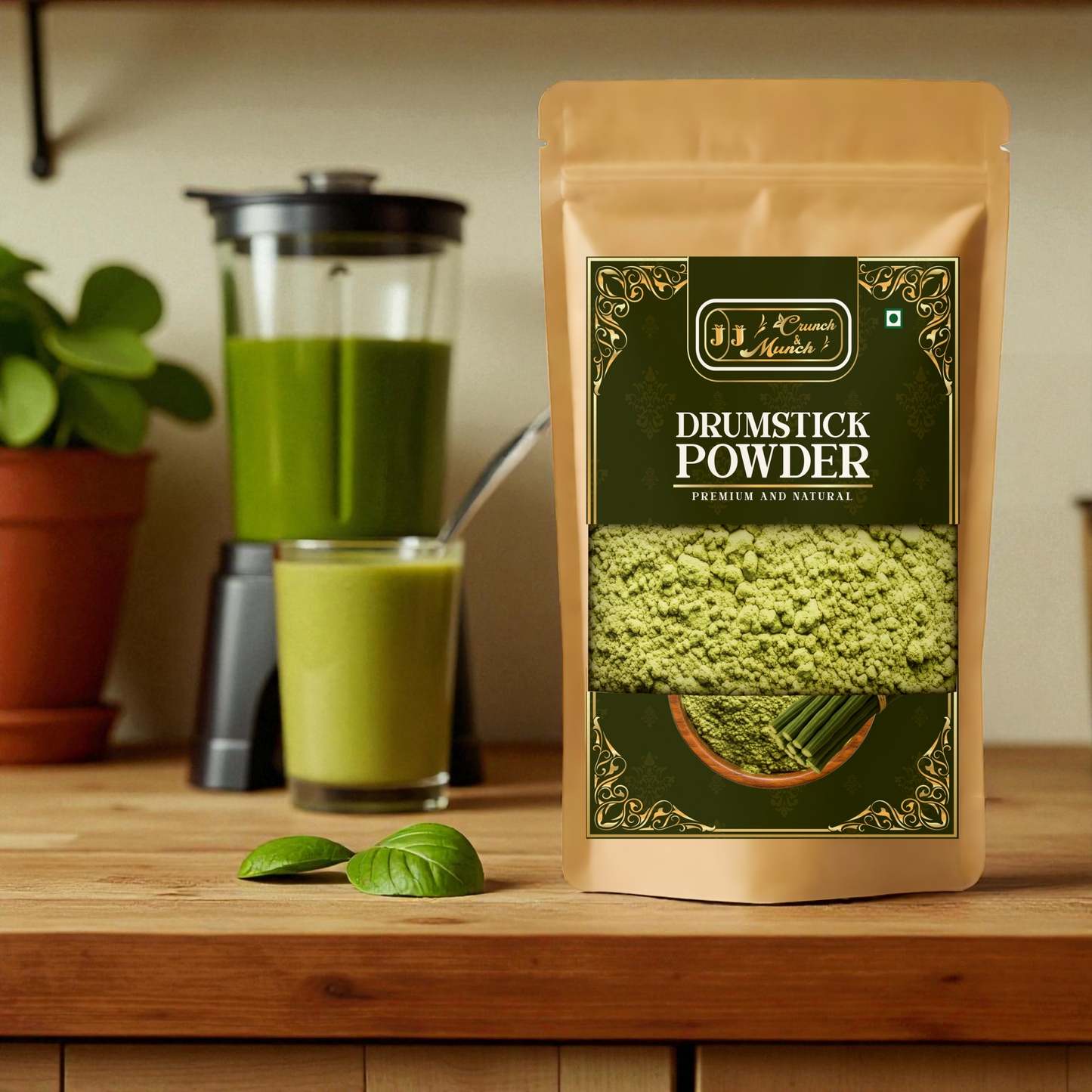 Pure Drumstick Powder 70G| A Superfood Boost of Calcium, Iron & Antioxidants | Non-GMO & Gluten-Free