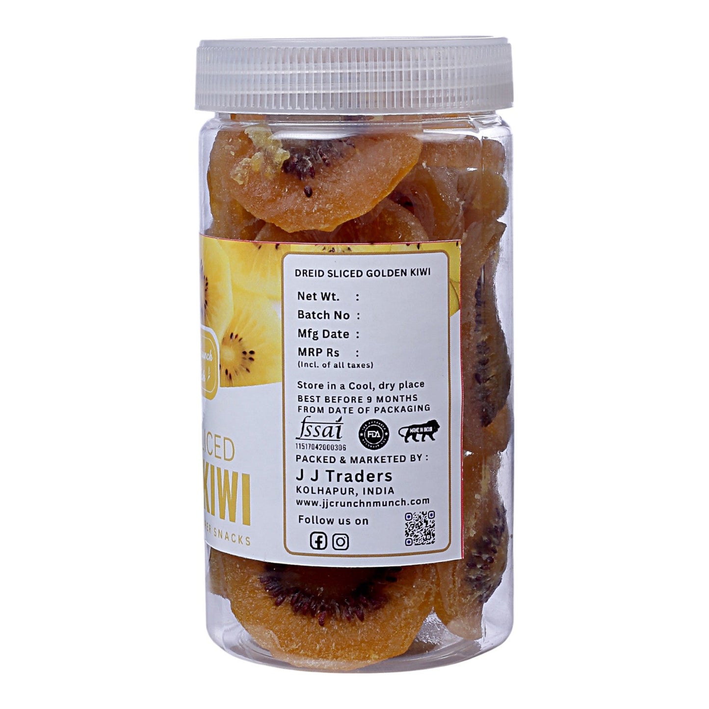 Premium Dried GOLD Kiwi Slices