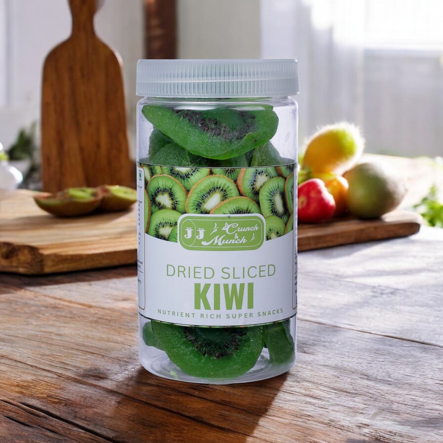 Premium Dried Green Kiwi Slices