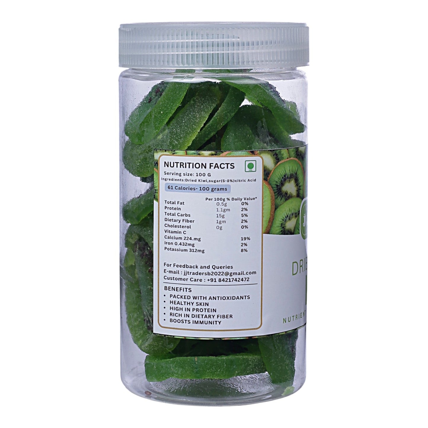 Premium Dried Green Kiwi Slices