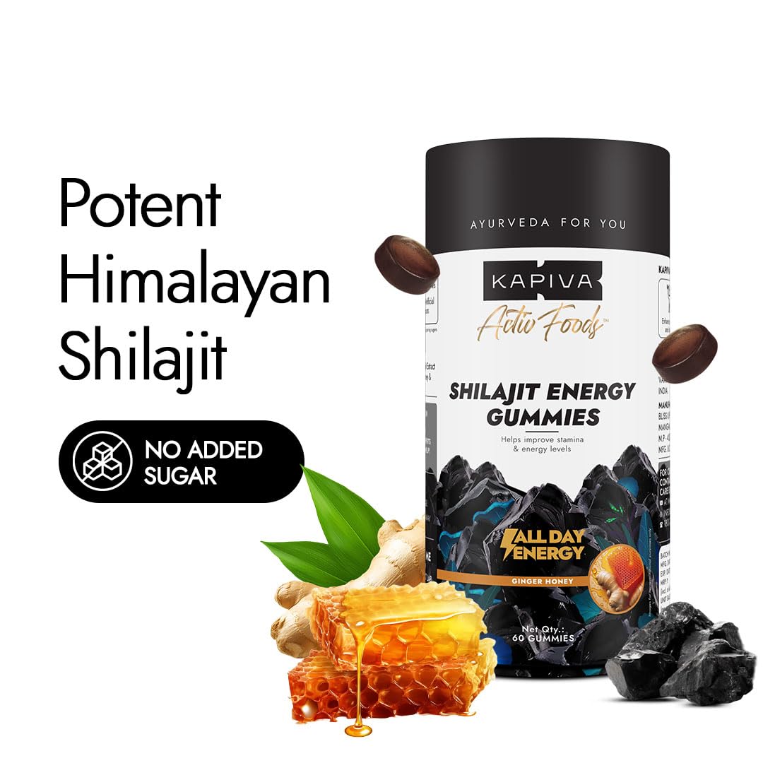 Kapiva Himalayan Shilajit/Shilajeet Gummies 60