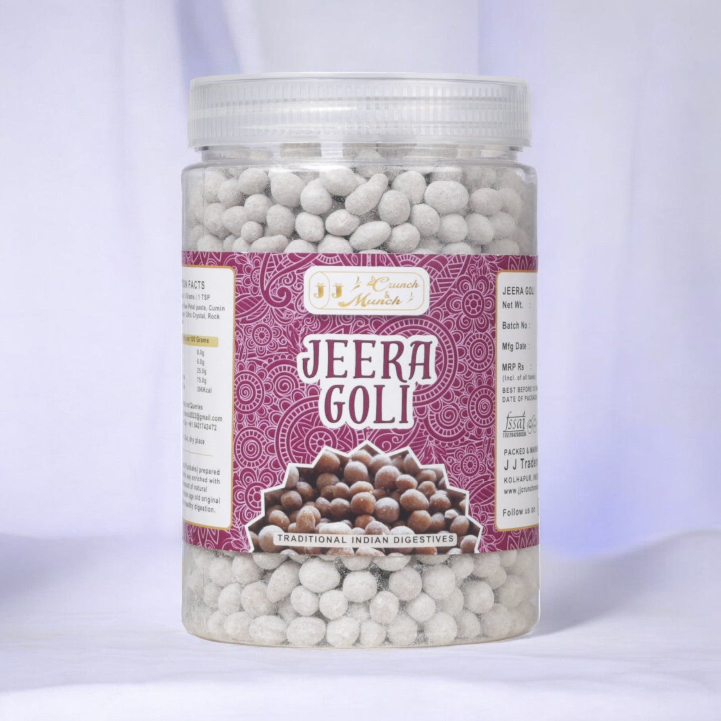 Ayurvedic Jeera Vati (Cumin) Churan