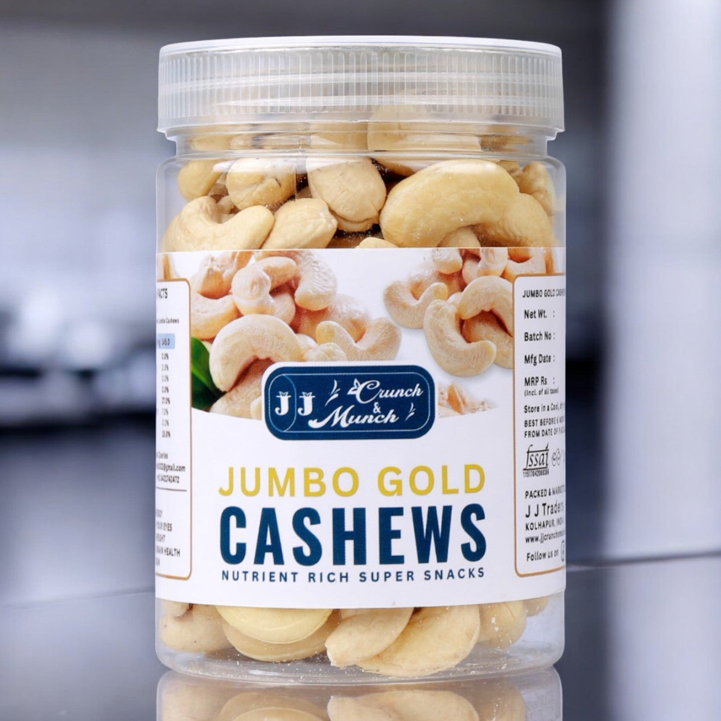 Nuts Combo Pack 1 - Black Raisins, Jumbo Almonds, Goan Cashews, Honey Amla Candy, Fruit & Nut Muesli Mix, Roasted & Salted Seed Mix
