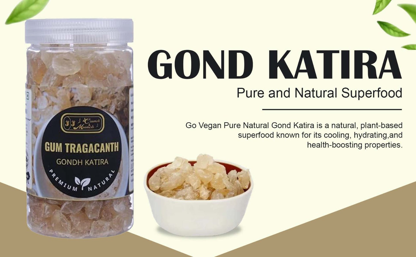 Gond Katira /Edible Tragacanth Gum