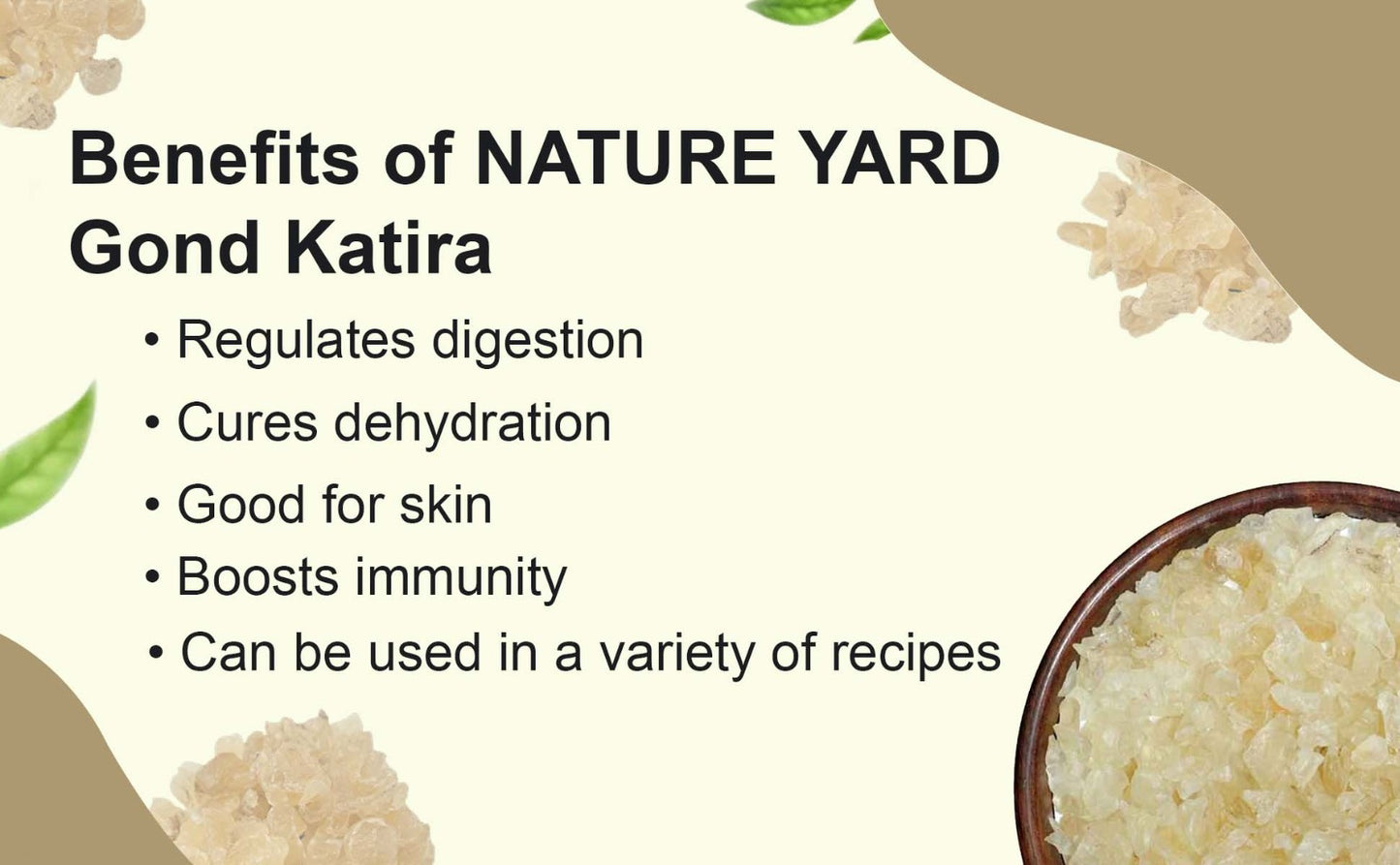 Gond Katira /Edible Tragacanth Gum