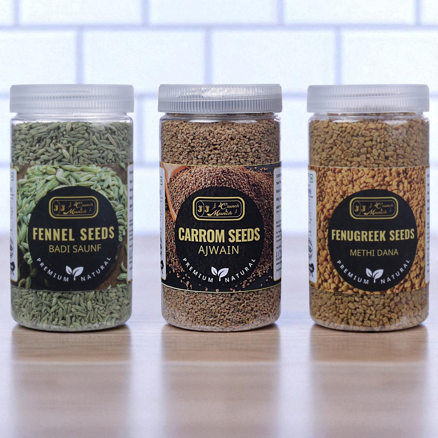 Digestive Super Seeds Combo – Ajwain, Methi & Saunf