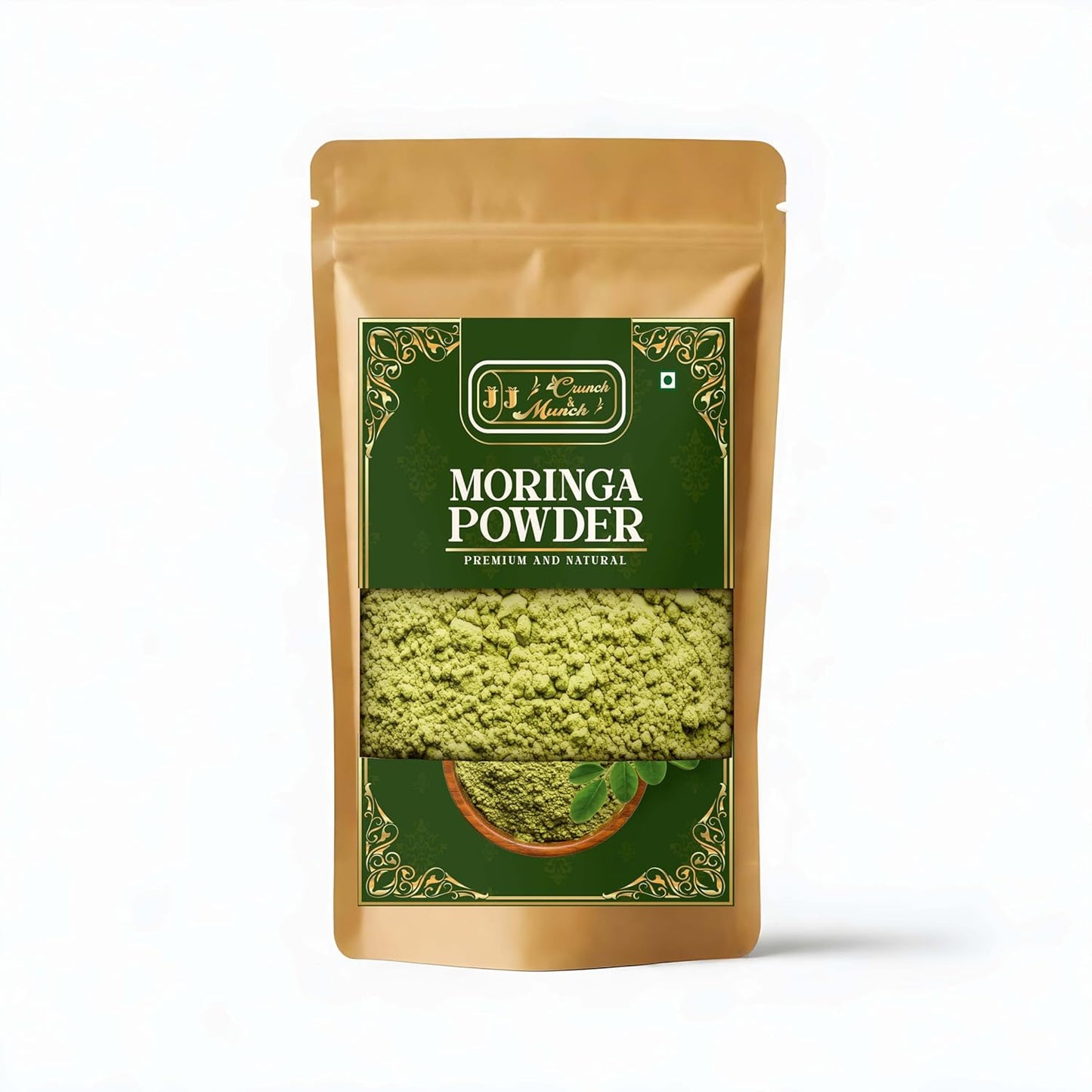 Organic Moringa Powder 70 Gram – 100% Pure Natural Leaf Powder | Herbal Supplement | Culinary & Smoothie Ingredient | Vegan, Non-GMO, No Additives