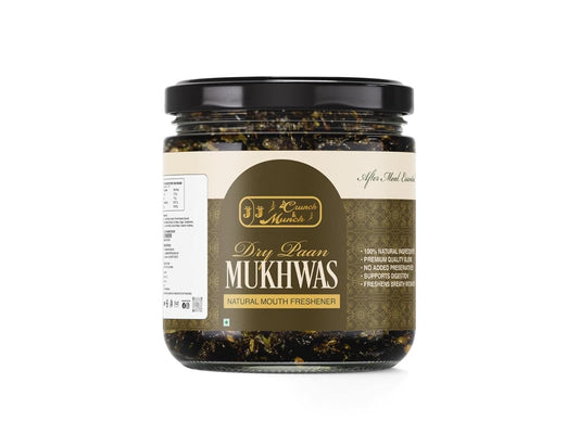 J J Crunch N Munch Dry Paan Mukhwas, Natural Mouth Freshener, 100% Natural Ingredients, No Added Preservatives