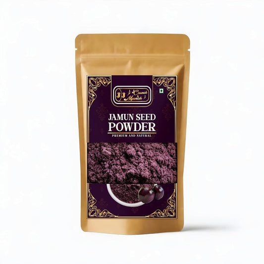 Jamun Seed Powder – 100% Pure & Natural | Indian Black Plum (Jamun) Seed - Antioxidants & Digestion | Gluten-Free, No Additives