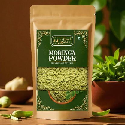 Organic Moringa Powder 70 Gram – 100% Pure Natural Leaf Powder | Herbal Supplement | Culinary & Smoothie Ingredient | Vegan, Non-GMO, No Additives