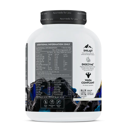 Kapiva Testofuel Shilajit Whey Protein 1kg Cookies & Cream