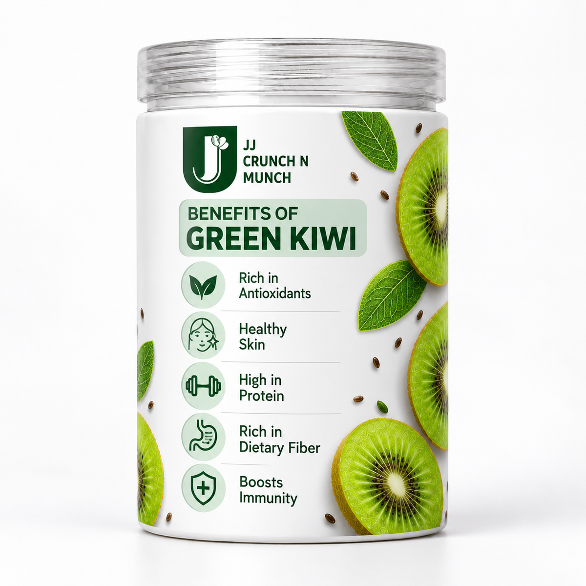 Premium Dried Green Kiwi Slices