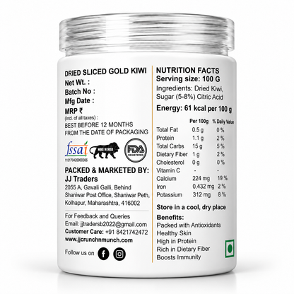 Premium Dried GOLD Kiwi Slices