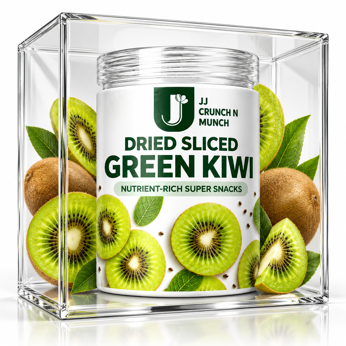 Premium Dried Green Kiwi Slices