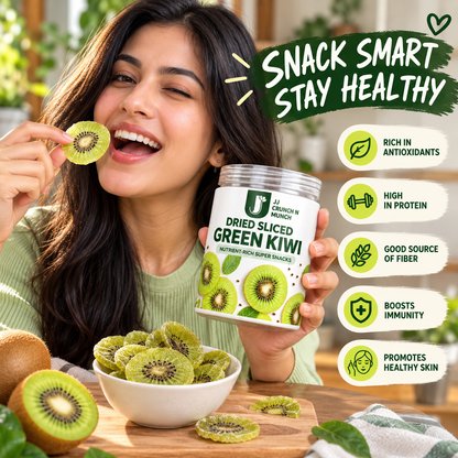 Premium Dried Green Kiwi Slices