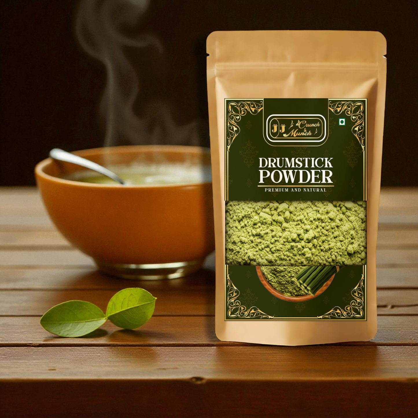 Pure Drumstick Powder 70G| A Superfood Boost of Calcium, Iron & Antioxidants | Non-GMO & Gluten-Free