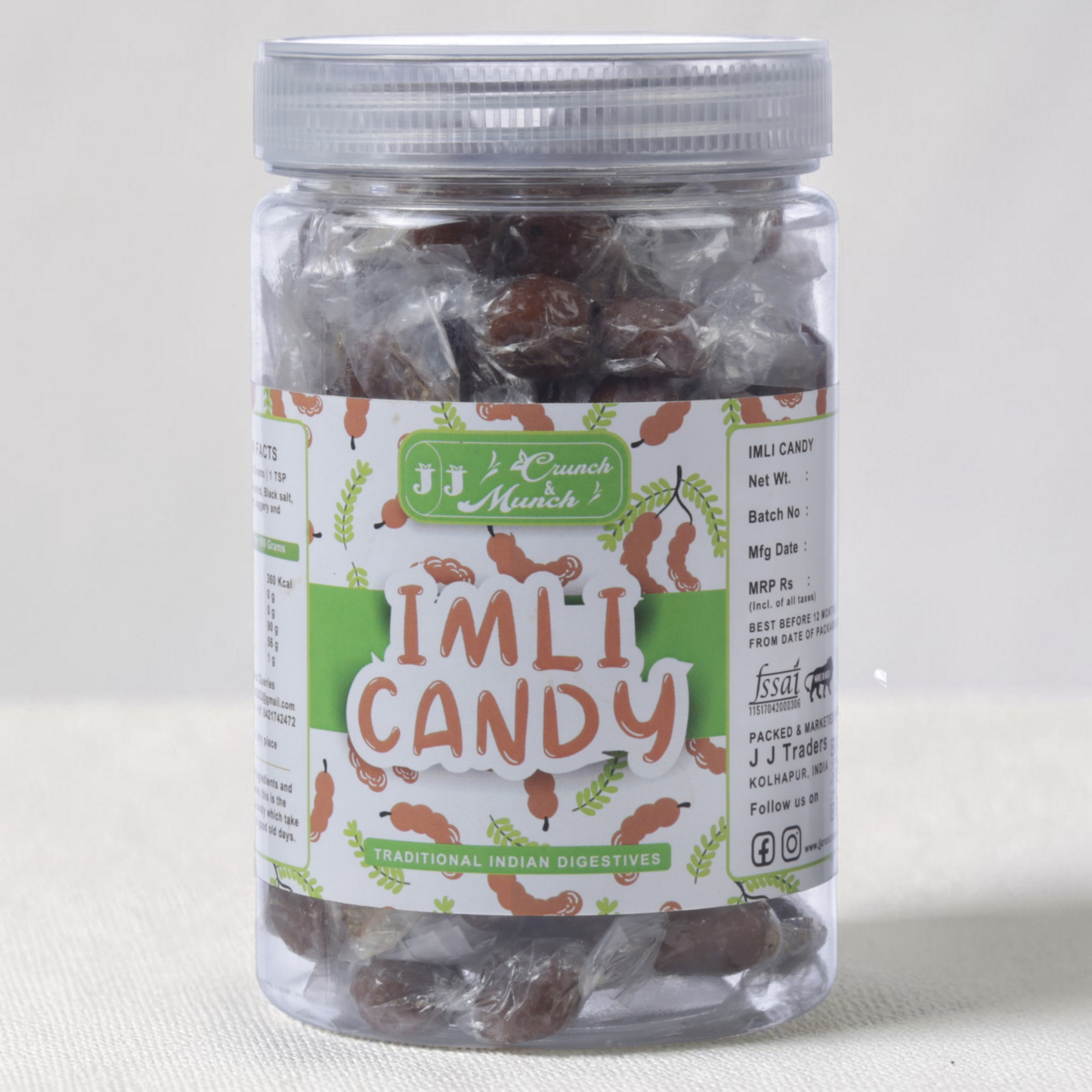 Imli Toffee Tamarind Sugar Candy Brown Sweet & Tangy Indian Candy Traditional Imli Treat Chewy Tamarind Confection Natural Flavor Snack for Kids & Adults