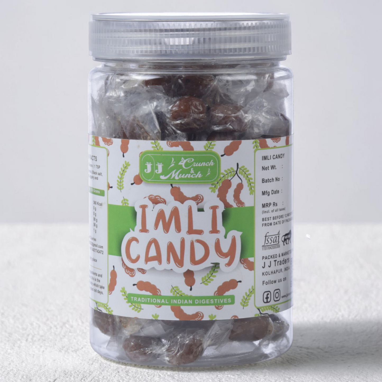 Imli Toffee Tamarind Sugar Candy Brown Sweet & Tangy Indian Candy Traditional Imli Treat Chewy Tamarind Confection Natural Flavor Snack for Kids & Adults