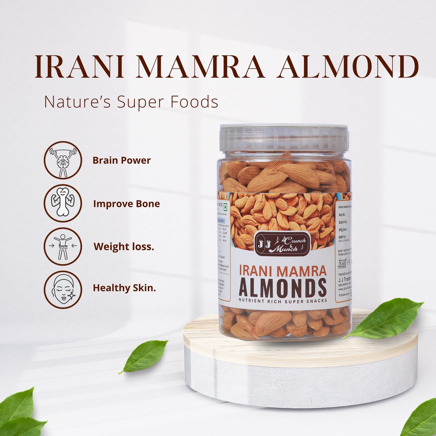 Premium Almonds | Mamra Badam Giri