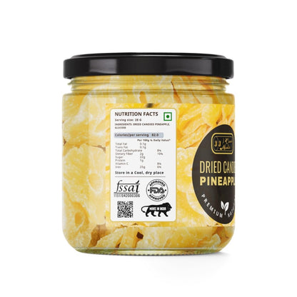 Premium Dried Candied Pineapple – Sweet & Chewy Tropical Fruit Snack | Perfect for Baking, Trail Mix, Desserts & Gifting