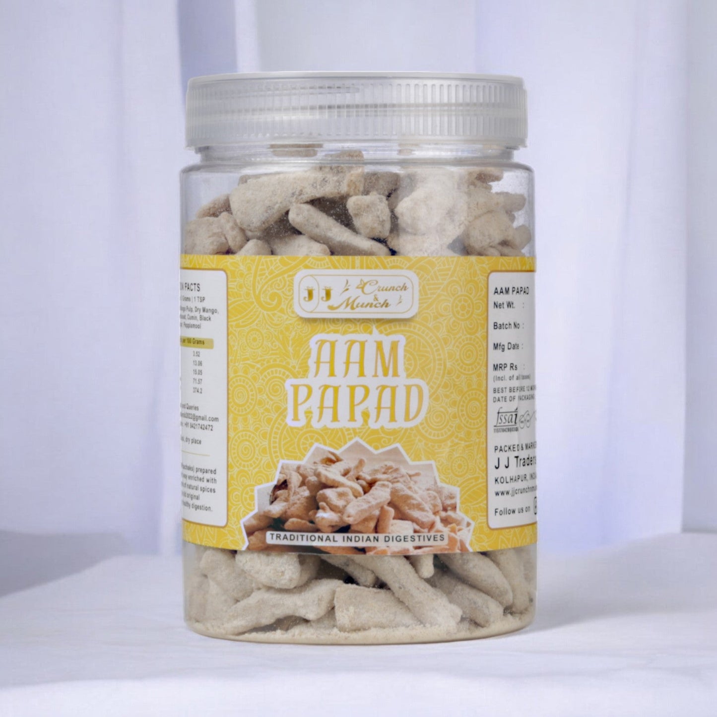 Desi Digestive Combo Pack 1 - Pudina Goli, Jeera Goli, Anardana, Pachak Harde, Aam Papad & Pipal Sev