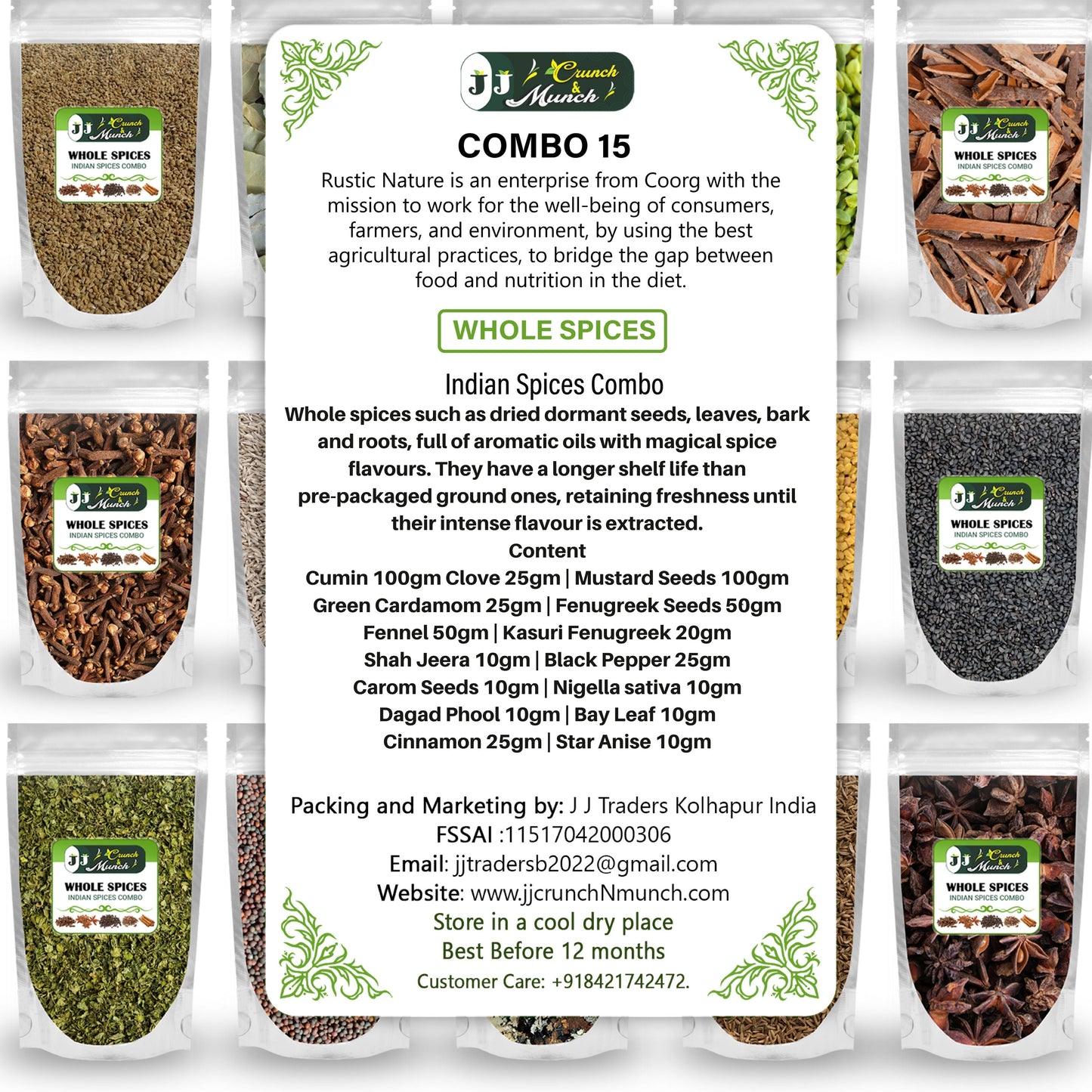 Natural Whole Spices