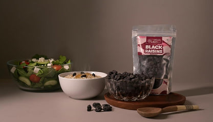 JJ Crunch & Munch Premium Seeded Black Raisins – Natural & Healthy Energy Boost