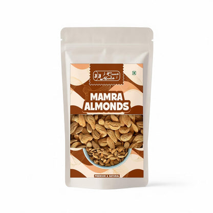 J J Crunch N Munch Mamra Almonds 200g | Premium Raw Mamra Badam | 100% Natural | Fresh & Crunchy