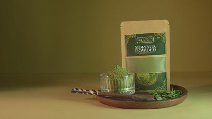 Organic Moringa Powder 70 Gram – 100% Pure Natural Leaf Powder | Herbal Supplement | Culinary & Smoothie Ingredient | Vegan, Non-GMO, No Additives